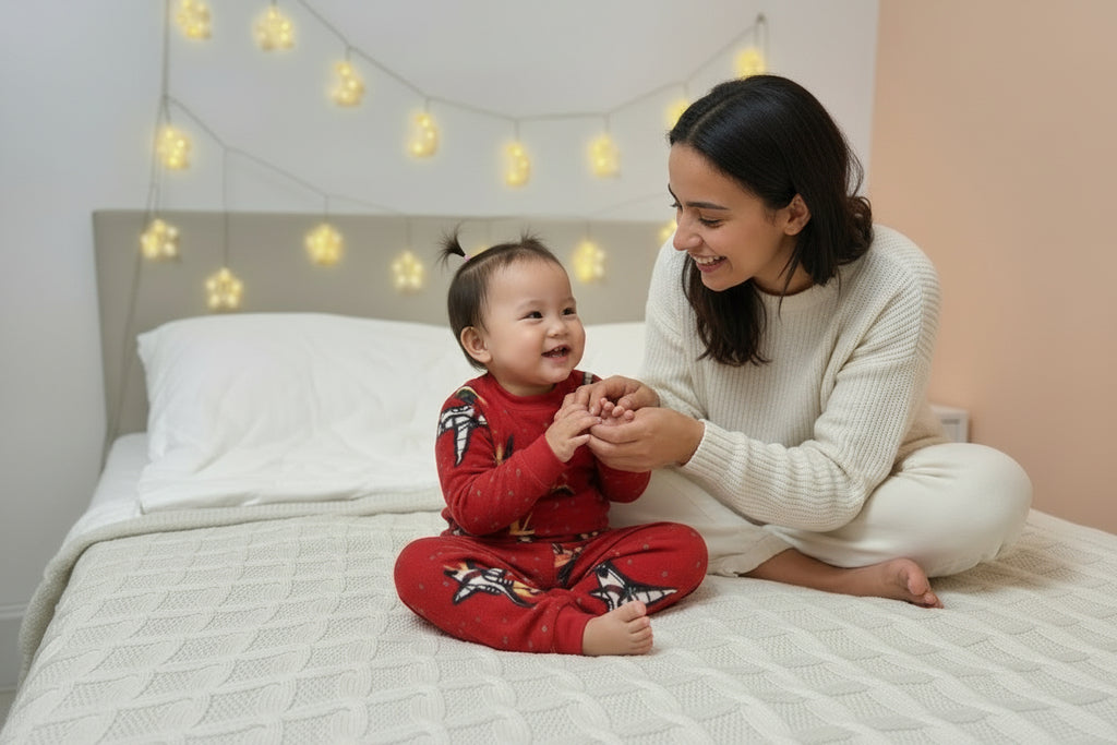 CozyDream Cotton Pyjama Set for Girls – Floral Print | Princess DZ