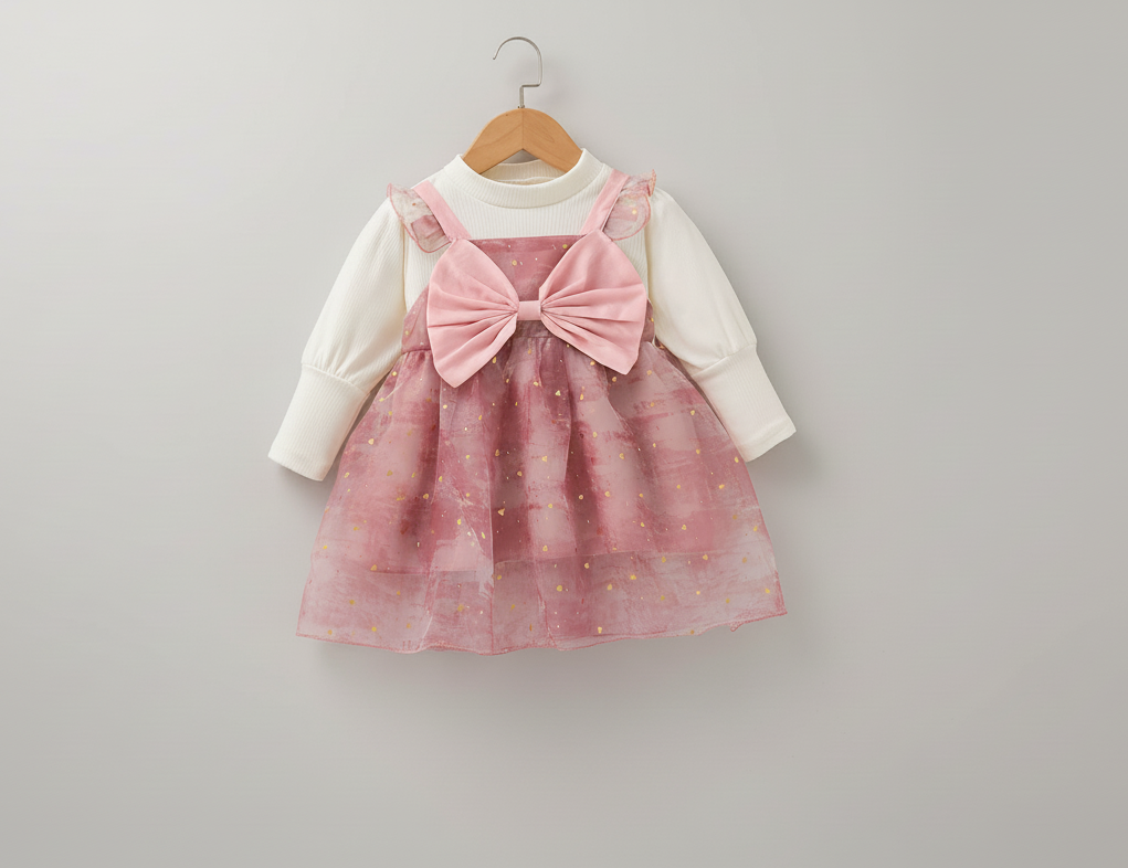 Robe "Éclat de Fête" pour petite fille (2-3 ans) | Princessdz
